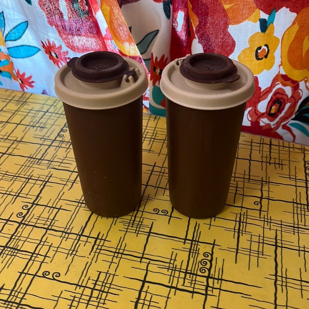 Vintage Tupperware salt and pepper shaker
